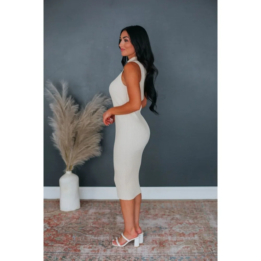 Penelope Ribbed Dress - Picture 2 of 2
